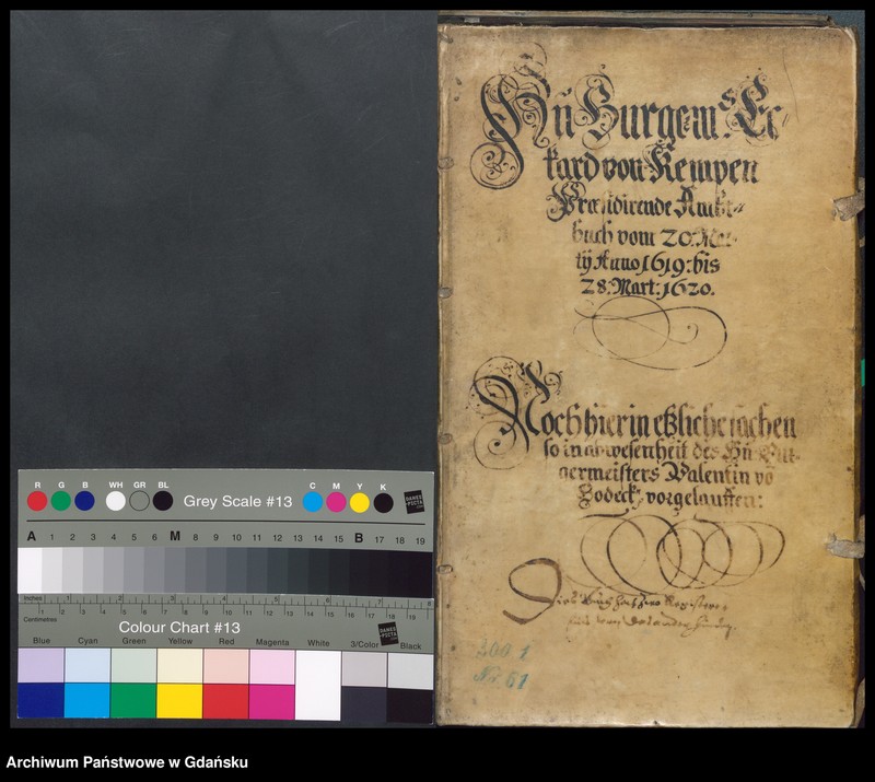 image.from.unit.number "H. Burgerm. Eckard von Kempen Praesidirende Ambtbuch vom [20.III.1619-28.III.1620] Nach hierin etzliche sachen, so in abwesenheit des H. Bürgerm. Valentin von Bodeck vorgelauffen [13.IV.-25.IV.1619] /2 indeksy/"