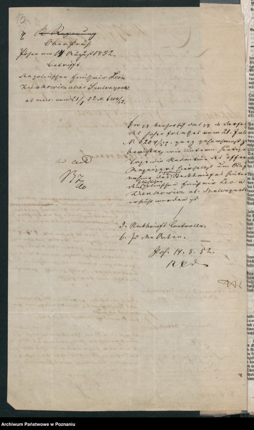 Obraz 20 z jednostki "A. betr. den polnischen Emigranten Leon Szulszyński alias Zienkowicz"