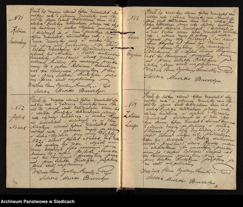 image.from.unit.number "Księga aktów zgonów wyznania mojżeszowego "