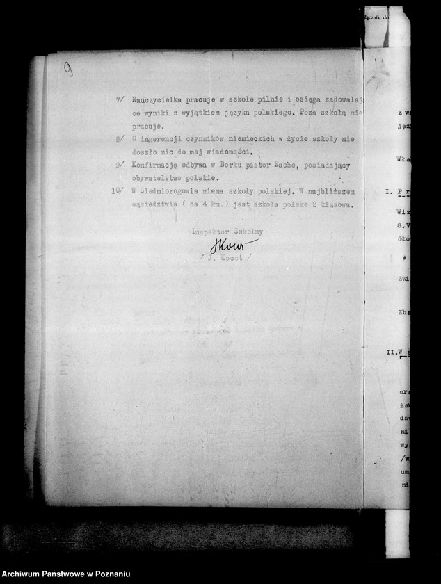 Obraz 12 z jednostki "Prywatna Szkoła Powszechna z niemieckim językiem nauczania Siedmiorogów powiat Gostyń"