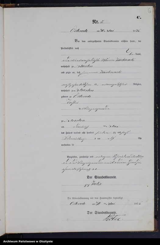 image.from.unit.number "Sterbe-Neben-Register Nr 1 - 10"