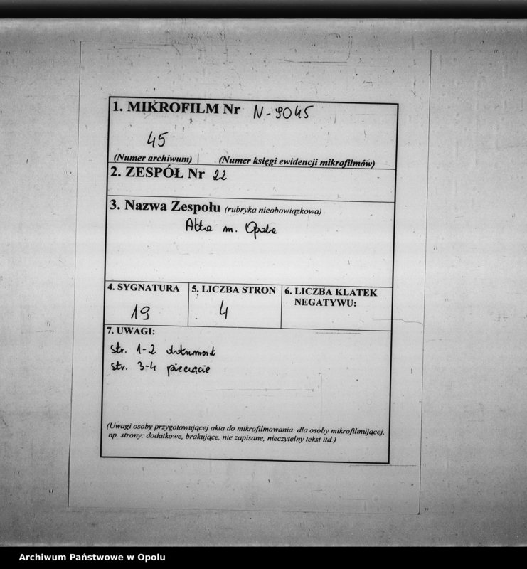 Obraz 9 z jednostki "Jan i Mikołaj, książęta śląscy, na Opolu, Głogówku etc. poświadczają, że stawiła się przed nimi Dorota Pillchwiczynn. Potwierdzają oni jej"