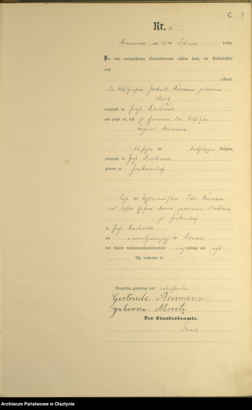 image.from.unit.number "Sterbe-Haupt-Register Nr 1 - 52"