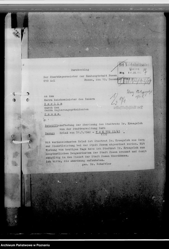 Obraz 11 z jednostki "Kraegeloh - rajca miejski w Łodzi"