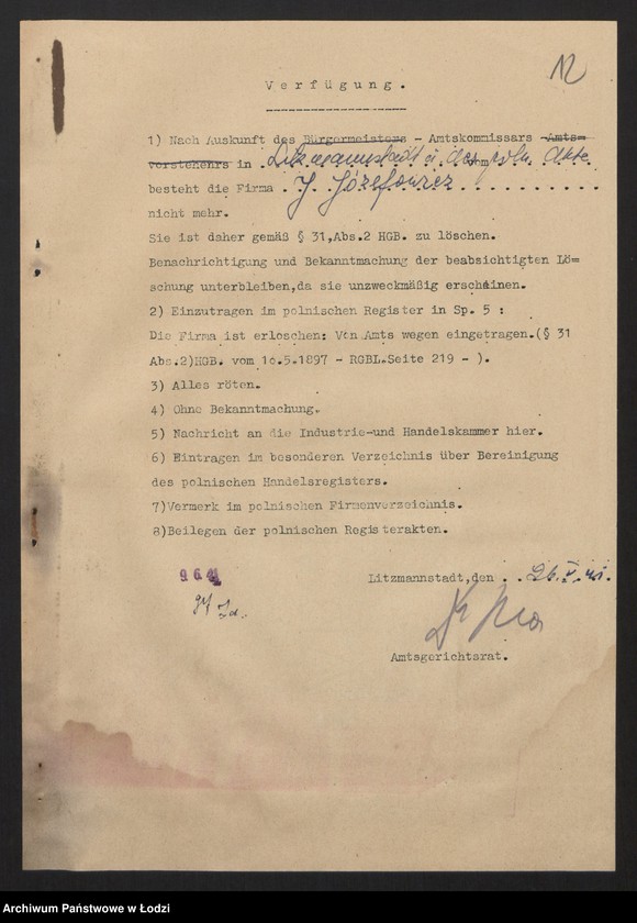 Obraz 14 z jednostki "Jakób Aron Józefowicz- sklep owocowy"