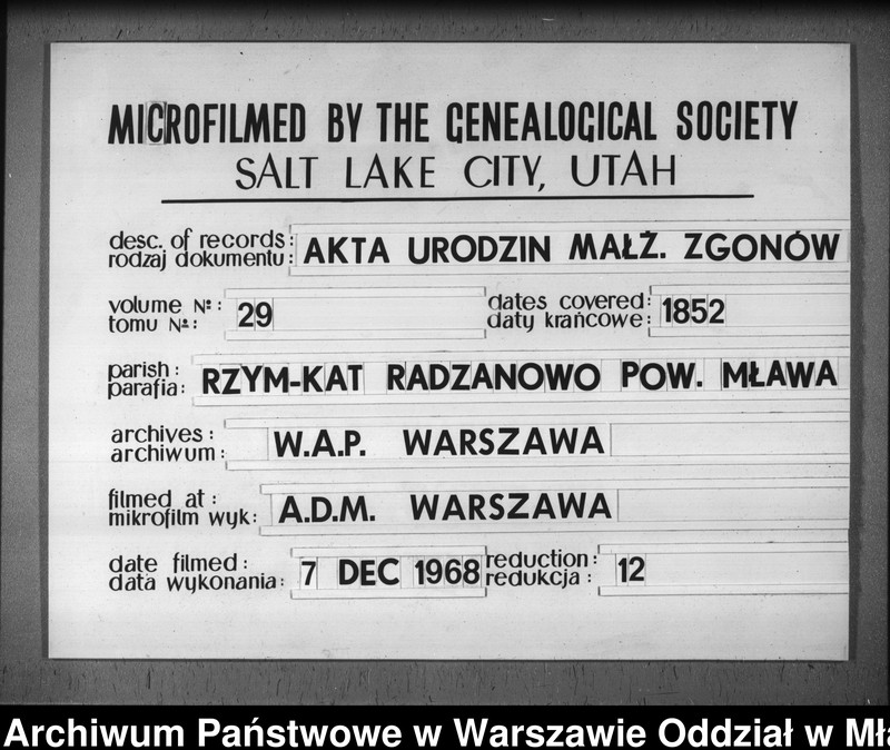 image.from.unit.number "Akta urodzeń, małżeństw i zgonów"