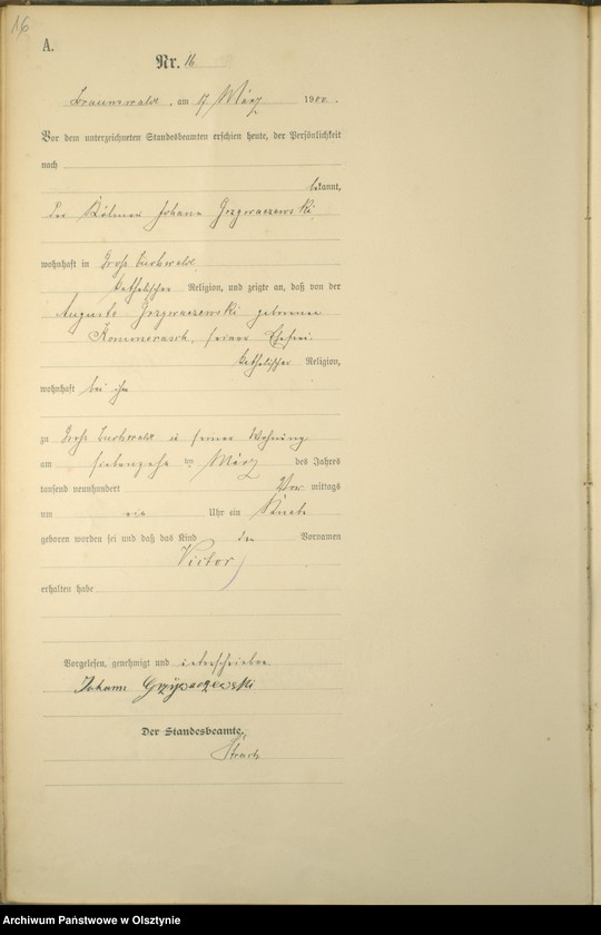 image.from.unit.number "Geburts-Haupt-Register Nr 1 - 78"