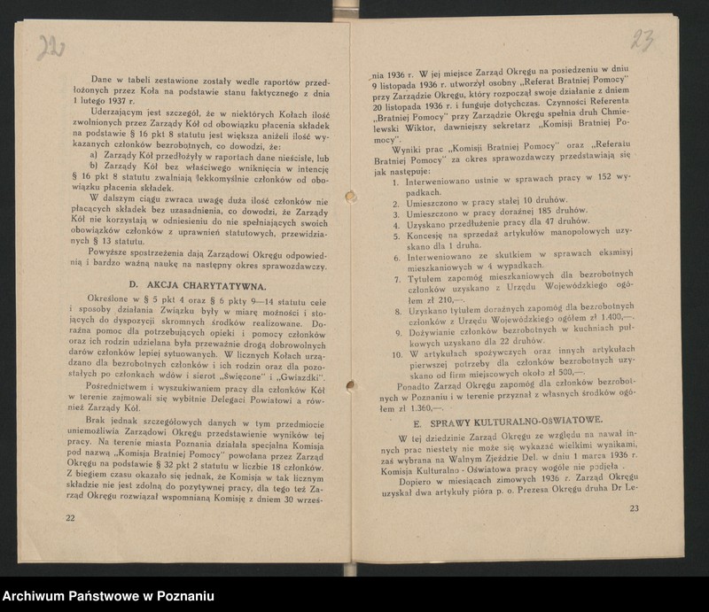 image.from.unit.number "Sprawozdania Zarządu Głównego i Zarządu Okręgu Poznańskiego za okres 1936/37."