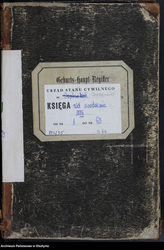 image.from.unit.number "Geburts-Haupt-Register Nr 1 - 65"