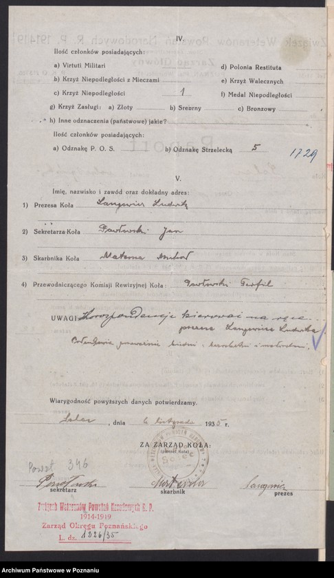 Obraz 5 z jednostki "Solec, powiat Wolsztyn - akta koła."