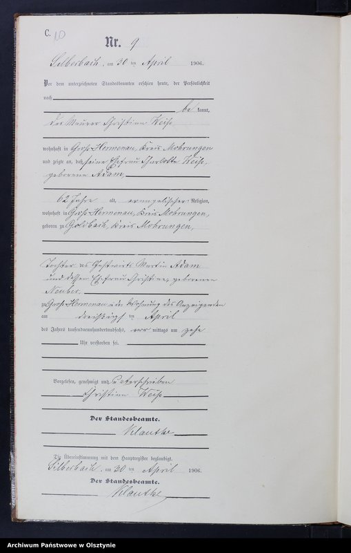 image.from.unit.number "Sterbe-Neben-Register Nr 1 - 28"