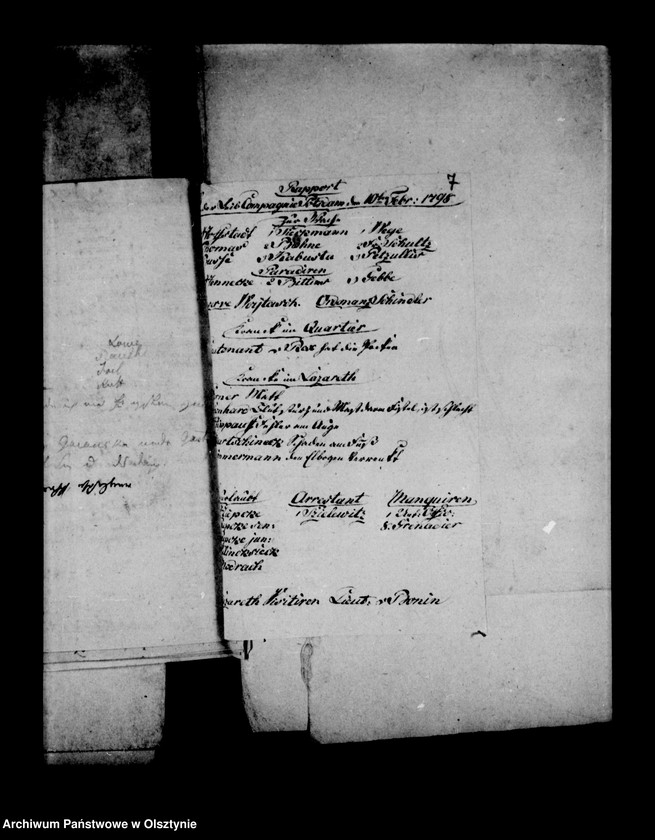 Obraz 16 z jednostki "/Tagesrapporte der verscchiedenen Formationen in Przasnitz und des I. Armee- Korps/"