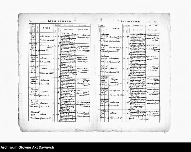image.from.unit.number "Parafia: różne. Dekanat: różne. Fragment księgi metrykalnej urodzeń z parafii Kołomyja, przedmieście Marjówka (Mariahilf) - dek. Kołomyja, 1895; fragment księgi metrykalnej urodzeń z parafii Śniatyn - dek. Horodenka, 1881-1883."