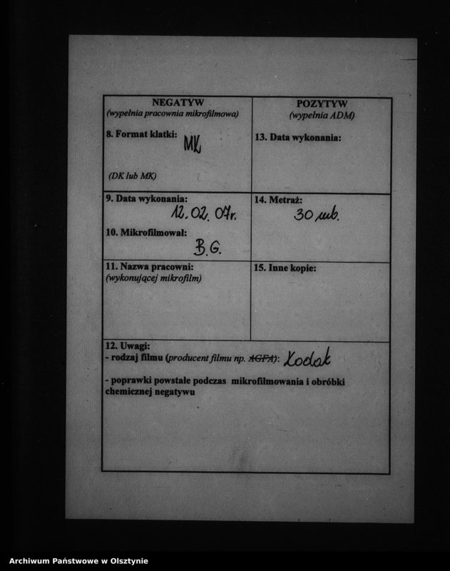 image.from.unit.number "Flammberg / Opalenietz /, katholische Kirche"