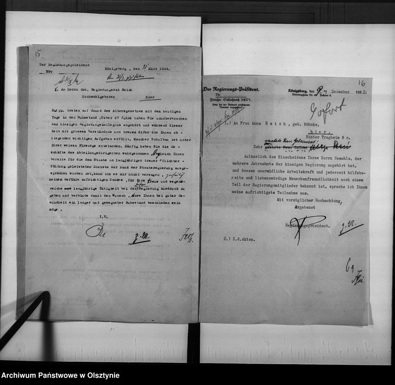 image.from.unit.number "Personal-Akten für den Geheimen Regierungs-Rat Reich [Gustav Friedrich Albert]"