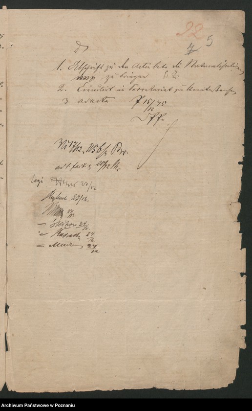 Obraz 16 z jednostki "A. gen. betr. das polnische Flüchtlingswesen in der Provinz Posen. Hierzu Verzeichnis der ausgewiesenen Ausländer"