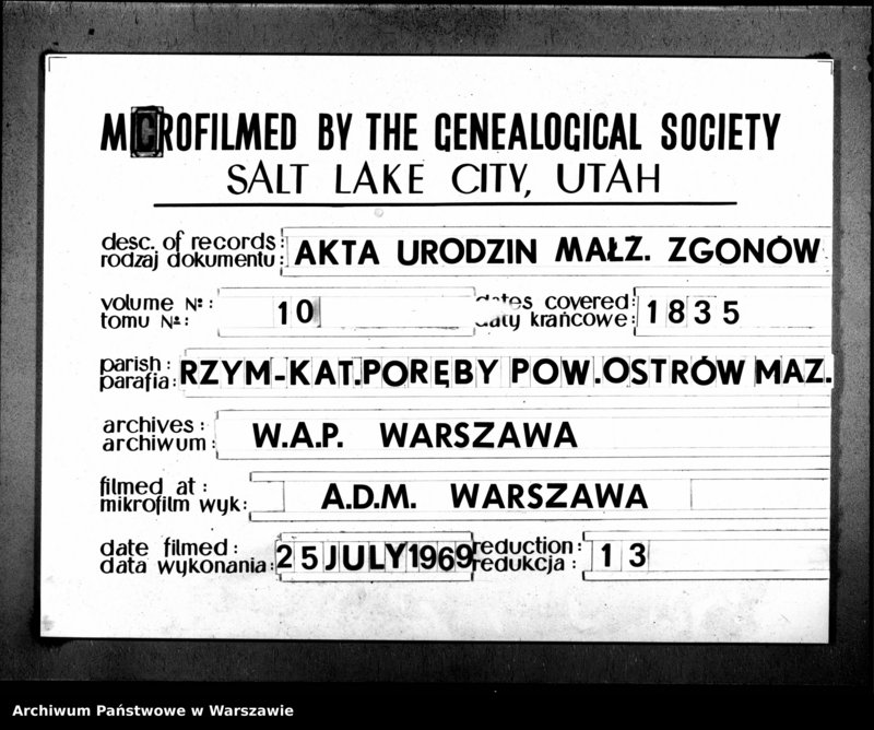 image.from.unit.number "Akta urodzeń, małżeństw i zgonów"
