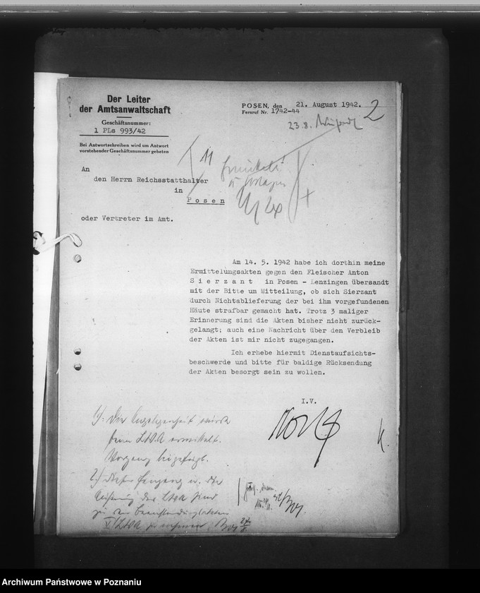 Obraz 6 z jednostki "Inspektion - Abteilung V/ W"