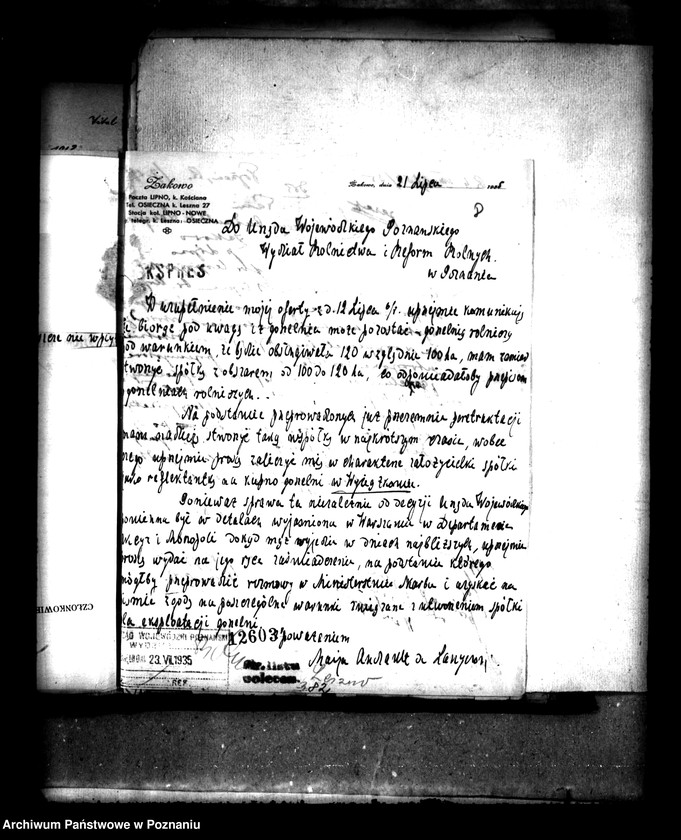 Obraz 12 z jednostki "Wyciążkowo XIV powiatu leszczyńskiego Gorzelnia Rolnicza"