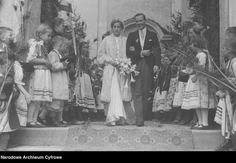 image.from.unit.number "Ślub hrabiego Benedykta Tyszkiewicza z księżniczką Eleonorą Radziwiłł"