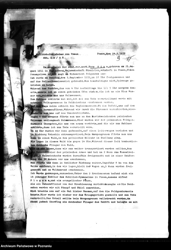 Obraz 15 z jednostki "Allgemeine Verschlepptenberichte. Band I : A - K"