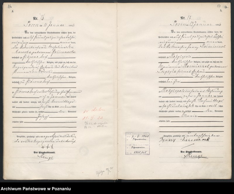 Obraz 11 z jednostki "Księga urodzeń"