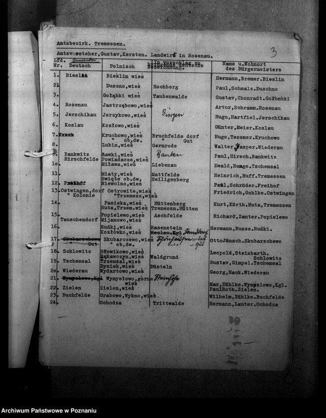 Obraz 7 z jednostki "Ortsnamenänderung Kreis Mogilno"