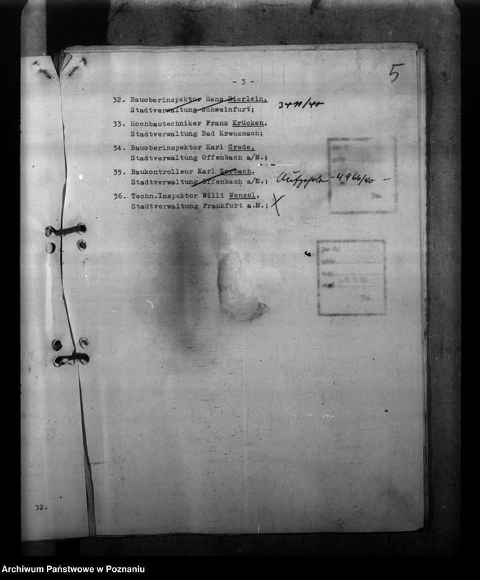 Obraz 9 z jednostki "Abordnungen der Beamten"