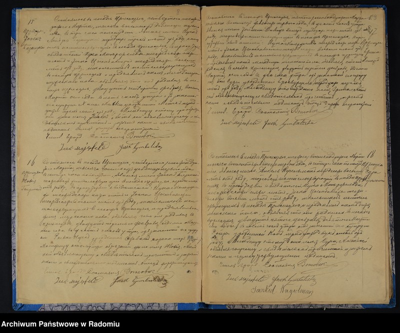 Obraz 9 z jednostki "[Duplikat akt urodzonych, zaślubionych i zmarłych Okręgu Bóżniczego Przysucha za 1891 r.]"