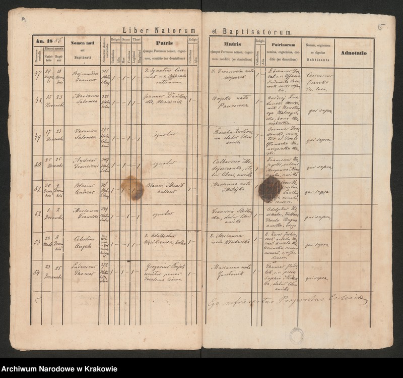 Obraz 10 z jednostki "[Księga urodzeń]"