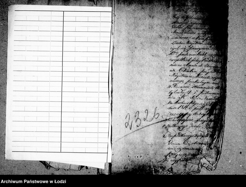 Obraz 5 z jednostki "Akta ławnika czynnego osady fabrycznej tyczące się cechu tkackiego"