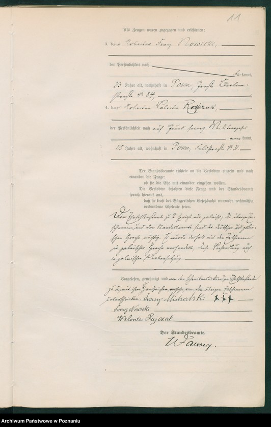 Obraz 13 z jednostki "Księga małżeństw tom I"