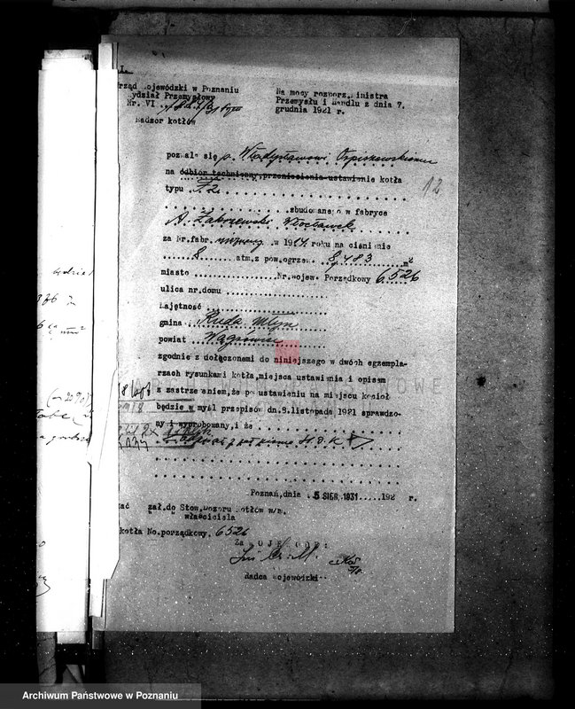 Obraz 16 z jednostki "Mleczarnia w Szmocinie, Otton Spiekarmann nr fabryczny kotła 39069"