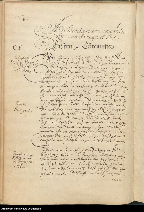 image.from.unit.number "Liber epistolatum Anno 1690 et 1691 expeditarum. Index epistolarum de Annis […] [adresatów] Index rerum et materiarum in epistolis de annis 1690, 1691 comprehensarum"