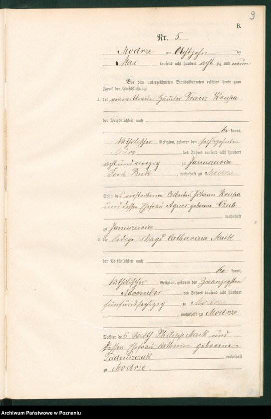 image.from.unit.number "Księga małżeństw"