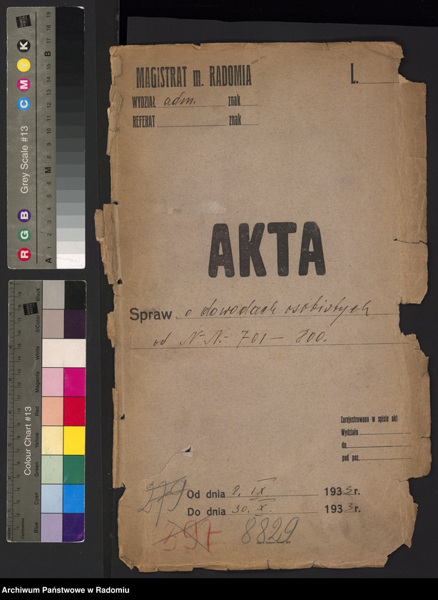 Obraz 2 z jednostki "O dowodach osobistych nr 701-800"