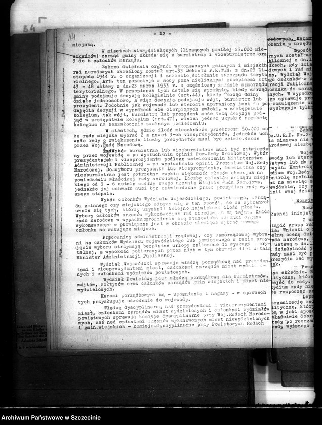 image.from.unit.number "Organizacja i sprawozdania Biura Prezydialnego Wojewódzkiej Rady Narodowej w Szczecinie"