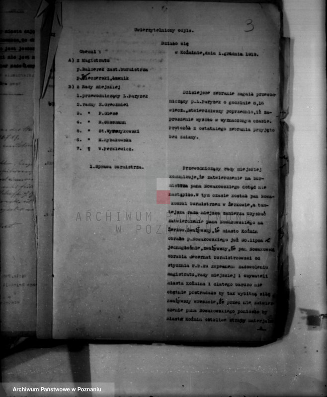 Obraz 7 z jednostki "Członkowie magistratu miasta Kożmina"