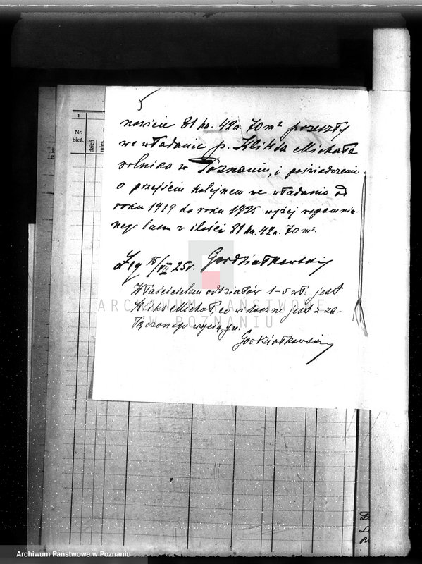 image.from.unit.number "Majętność leśna Łęgu powiat śremski"