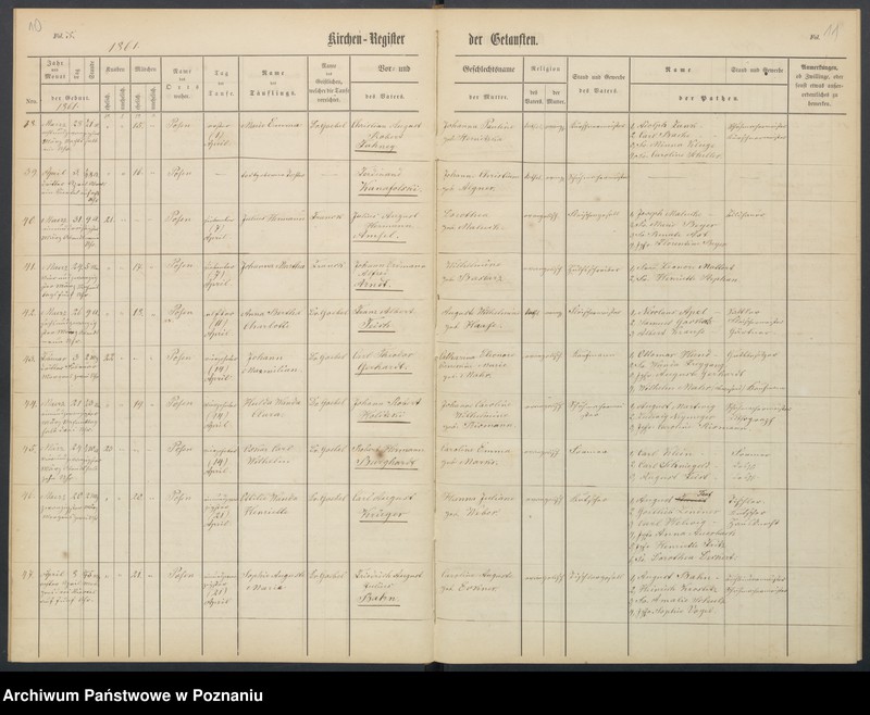 Obraz 8 z jednostki "Duplikat der Taufregister, Trauregister, Todtenregister"