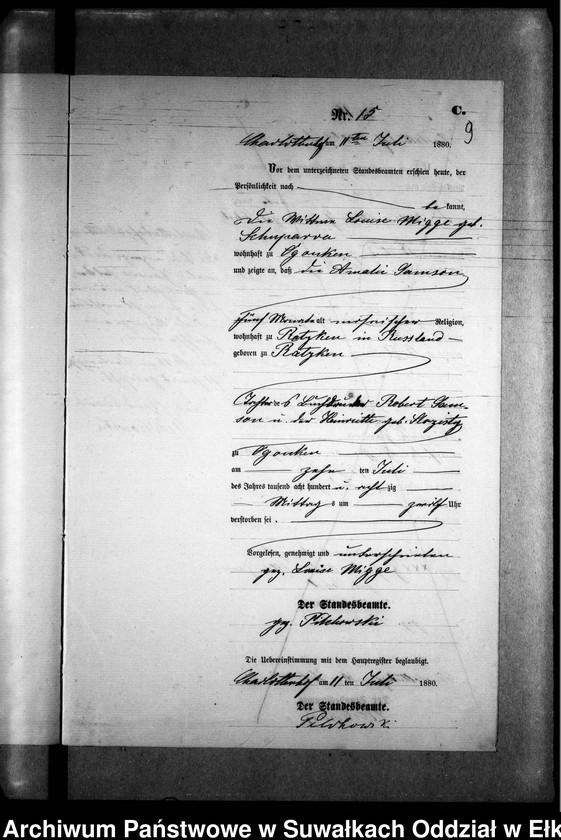 image.from.unit.number "Sterbe-Neben-Register des Preussischen Standes-Amtes Gr. Strengeln Kreis Angerburg"