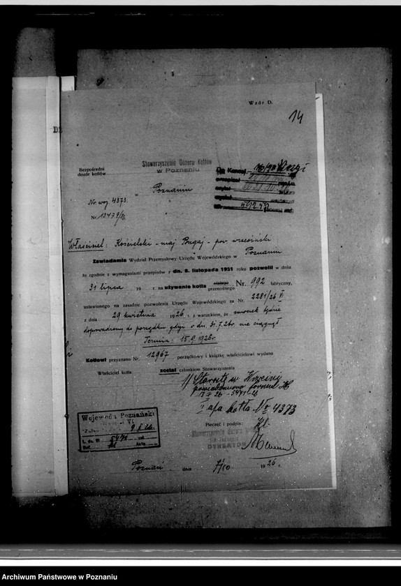 Obraz 18 z jednostki "Majątek Bugaj powiat wrzesiński własność Kościelski nr woj. kotła 4373"