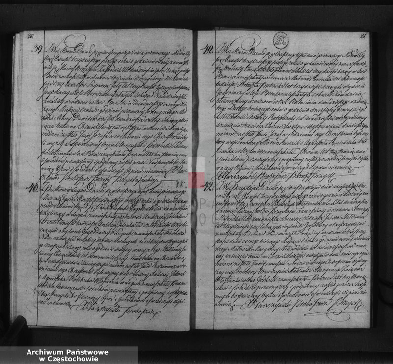 image.from.unit.number "Księga duplikat [akt] urodzonych, zaślubionych i zmarłych Parafii Przystajń z roku 1835"