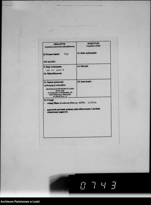 Obraz 3 z jednostki "Abschlag-Listen"