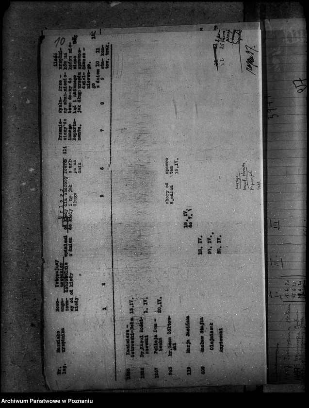 Obraz 15 z jednostki "Sprawy osobowe. Sprawozdania miesięczne stanu personelu departamentu"