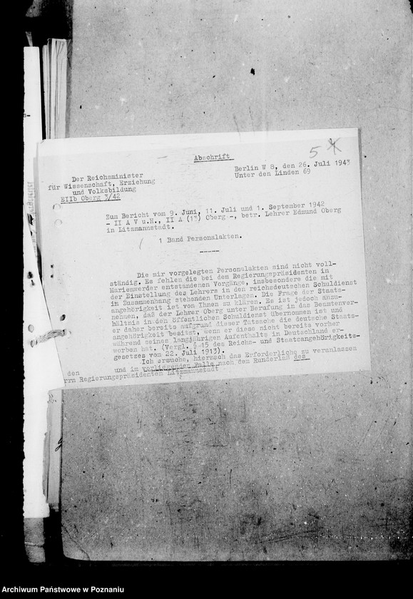 Obraz 9 z jednostki "Übernahme in den öffentlichen Dienst der Lehrkräfte"