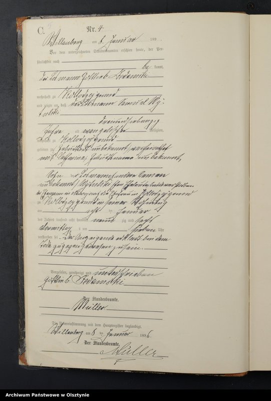 image.from.unit.number "Sterbe-Neben-Register Nr 1 - 156"