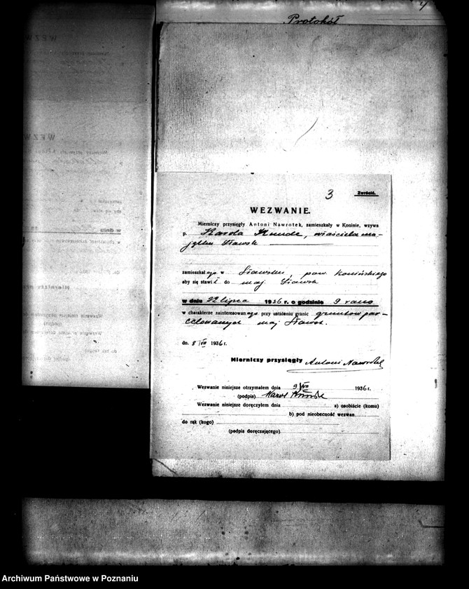 Obraz 6 z jednostki "Ustalenie granic rozparcelowanych części majątku Sławsk powiatu konińskiego"