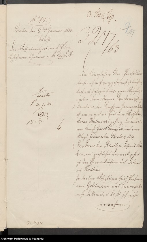 Obraz 18 z jednostki "Die in Paris bei Mitgliedern der polnischen Emigration vorgenommenen Haussuchungen."