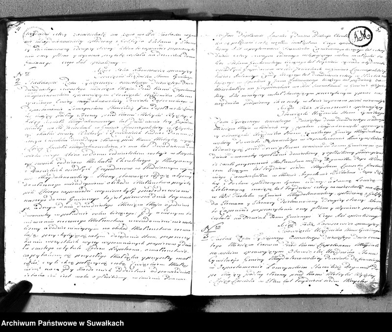 image.from.unit.number "Akta małżeństwa gminy wigierskiey od 1-go maja 1810 do dnia ostatniego kwietnia 1811 roku"